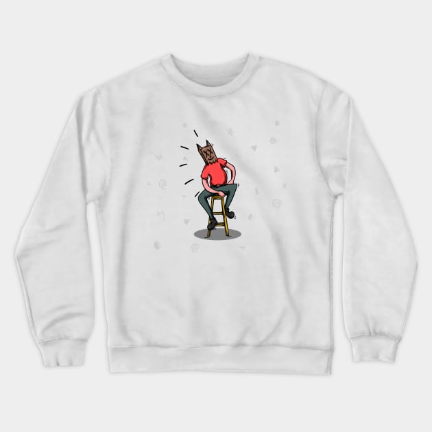 No Matter Crewneck Sweatshirt by drawanddie